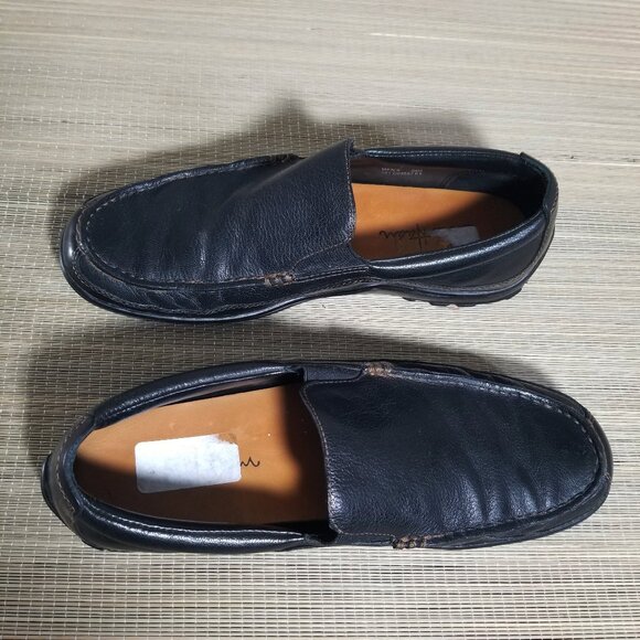 Cole Haan Mens 8.5 M Tucker Venetian Slip-On Loafers Black Leather Casual - Picture 5 of 14